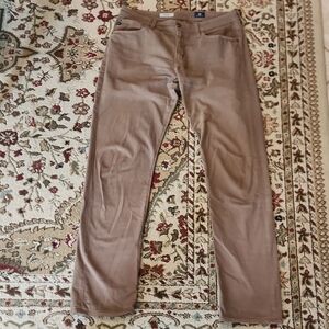 AG Adriano Goldschmied The Graduate Tailored Leg Tan Jeans 34x34